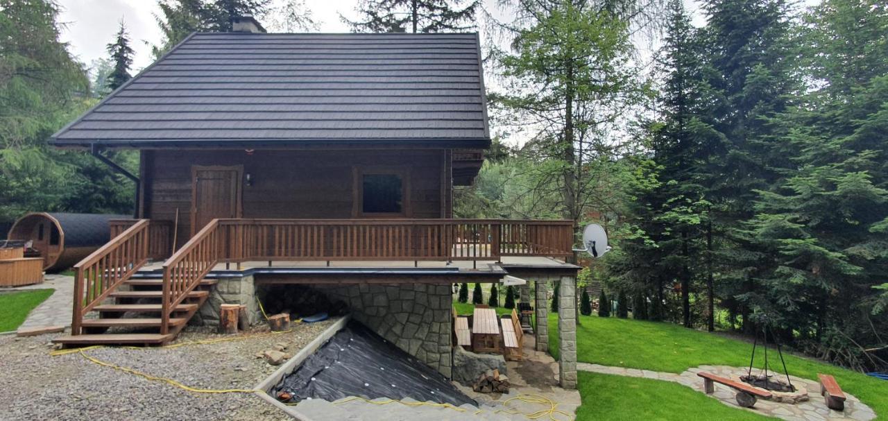 Domki Brenna Lesnica Chatka Ze Spa Kültér fotó