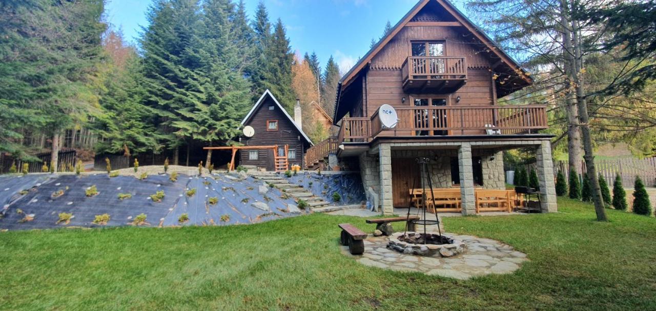 Domki Brenna Lesnica Chatka Ze Spa Kültér fotó